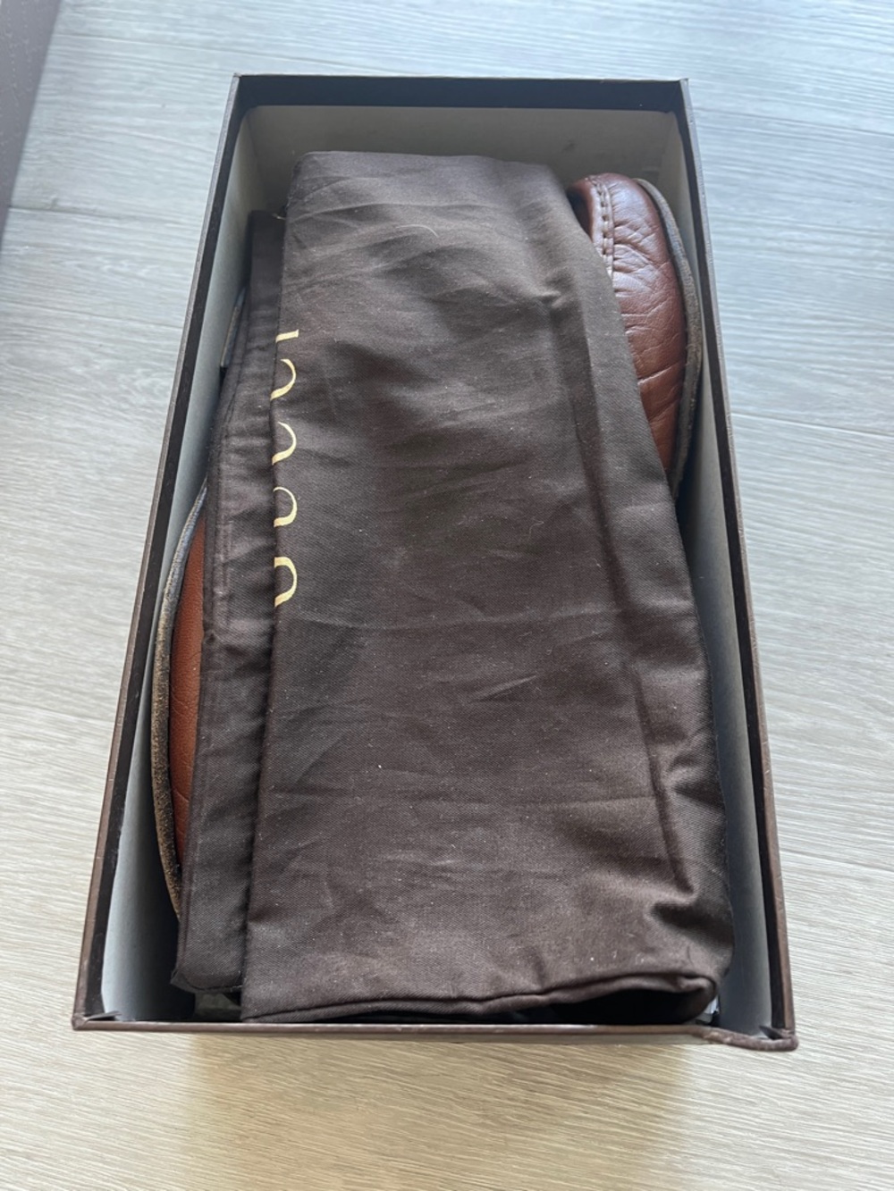 Gucci Brown Leather Horsebit Loafers - Picture 5 of 9